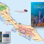 Tauchplatz Karte oder Übersichtskarte der Tauchplätze in Curacao die Perle der Karibik